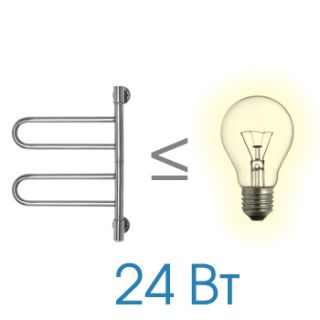 Полотенцесушитель электрический Energy U chrome G2K